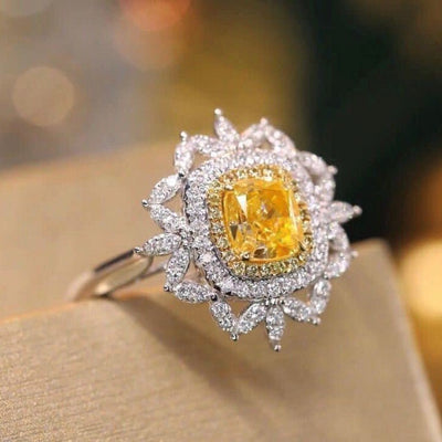Double Halo Engagement Rings | Dallas Glamour & Elegance