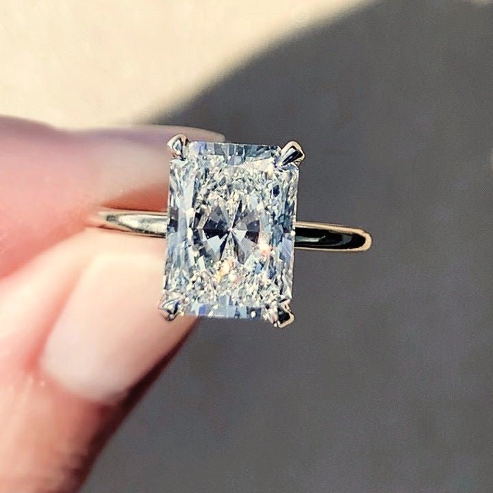 3 Carat Radiant Diamond Ring - Shapiro Diamonds