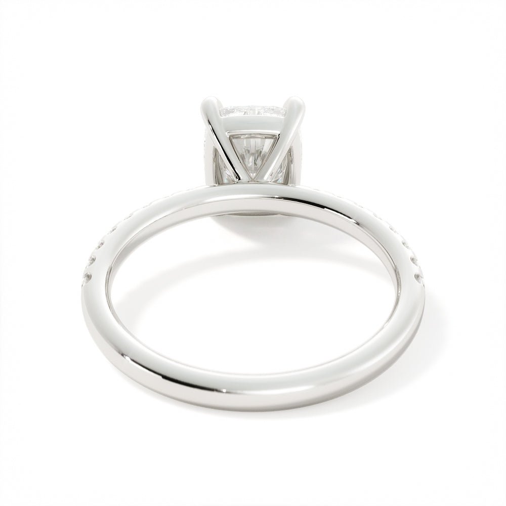 Cushion Cut Diamond Engagement Ring - Shapiro Diamonds