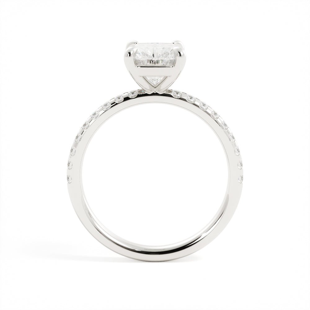 Cushion Cut Diamond Engagement Ring - Shapiro Diamonds