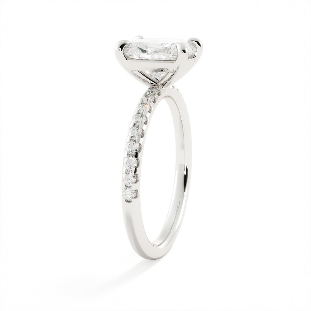 Cushion Cut Diamond Engagement Ring - Shapiro Diamonds