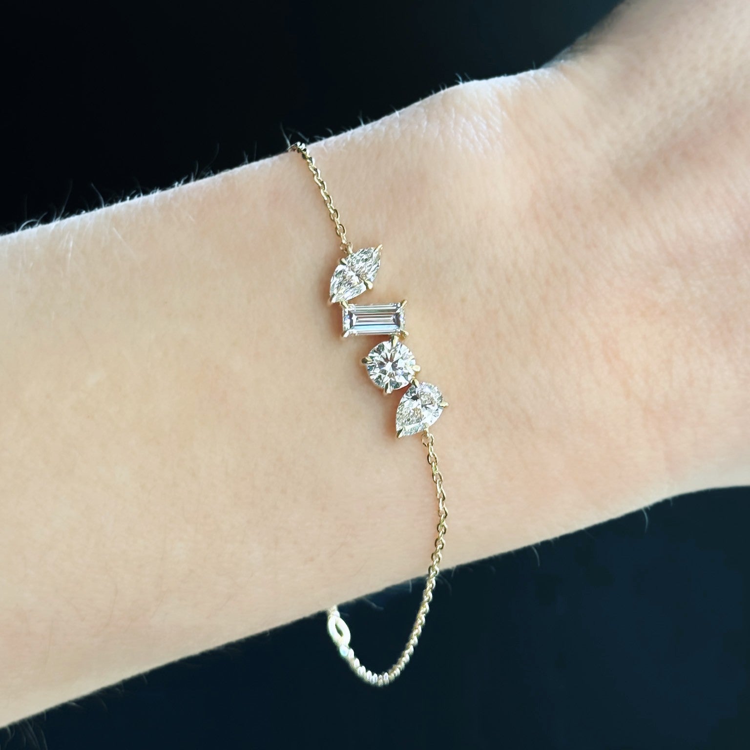 Diamond Collection Bracelet Fancy Shapes | Shapiro Diamonds