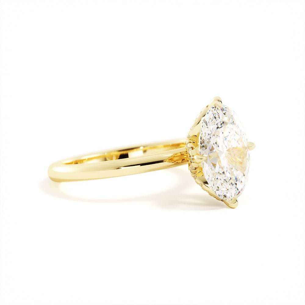 Oval Diamond Solitaire Engagement Ring – Shapiro Diamonds