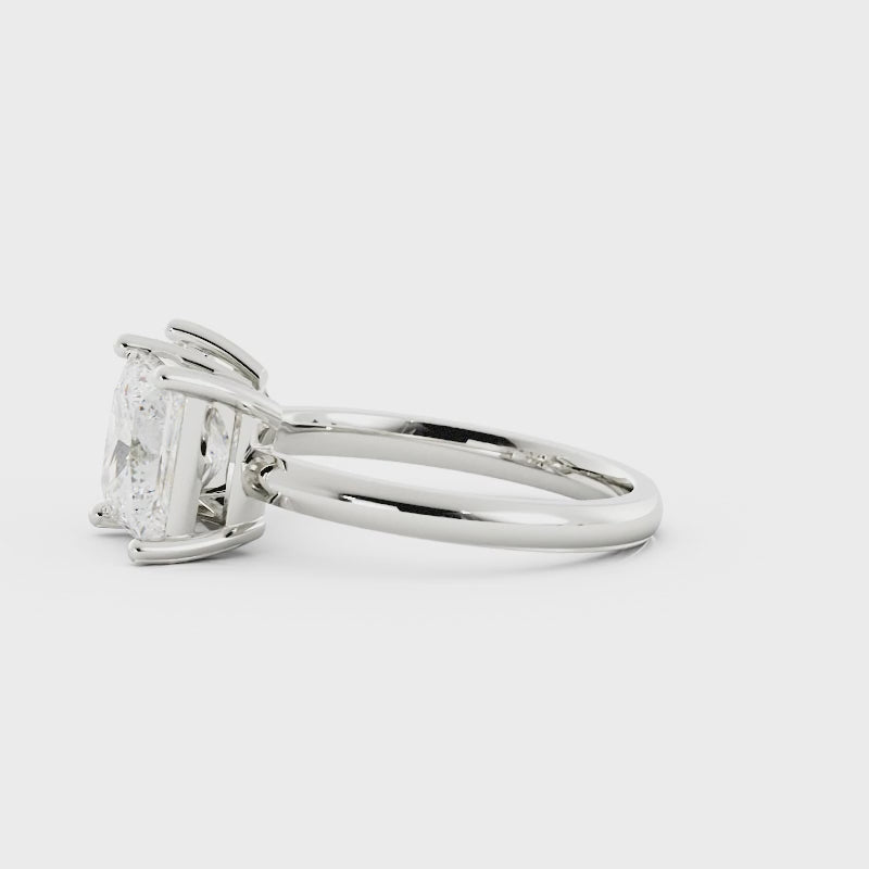 Toi Et Moi Princess Cut Diamond Ring