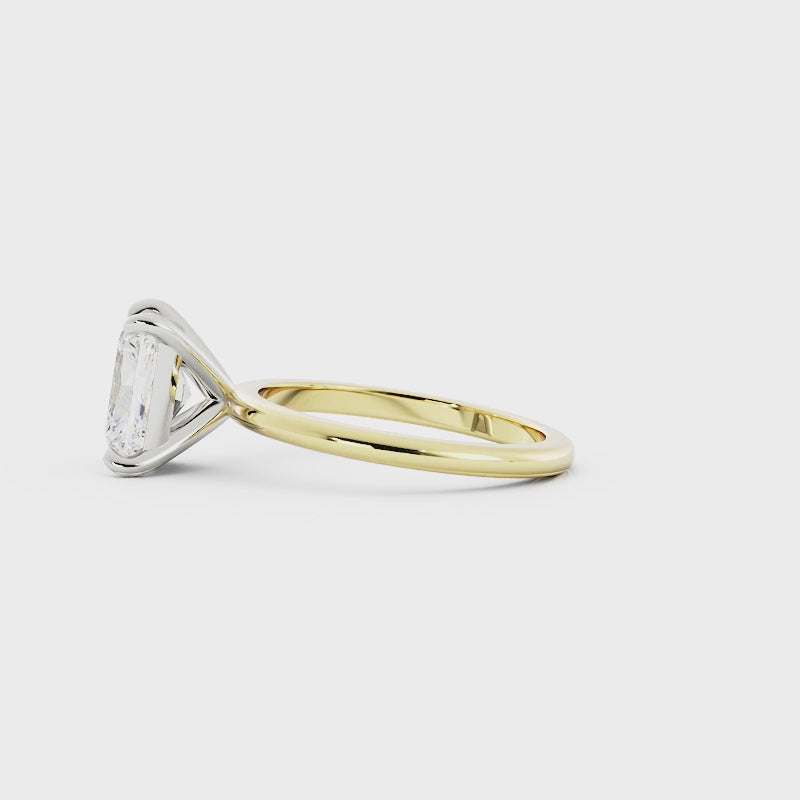 Olivia Radiant Cut Diamond Solitaire Ring