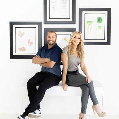 Dallas Jewelers and Diamond Experts Lance and Kendra Shapiro at Shapiro Diamonds in Dallas Texas