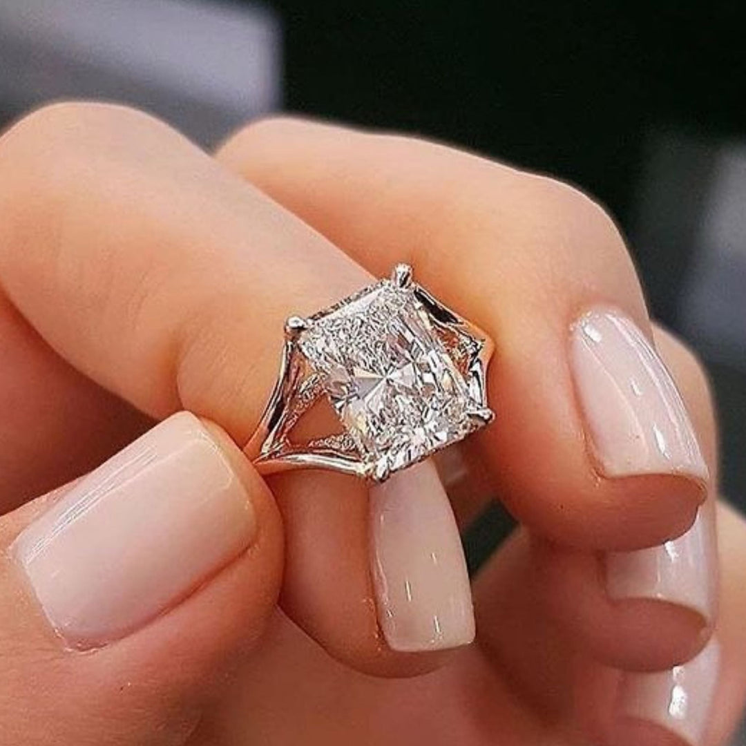Carat Radiant Cut Diamond Ring Dallas Custom Jewelers