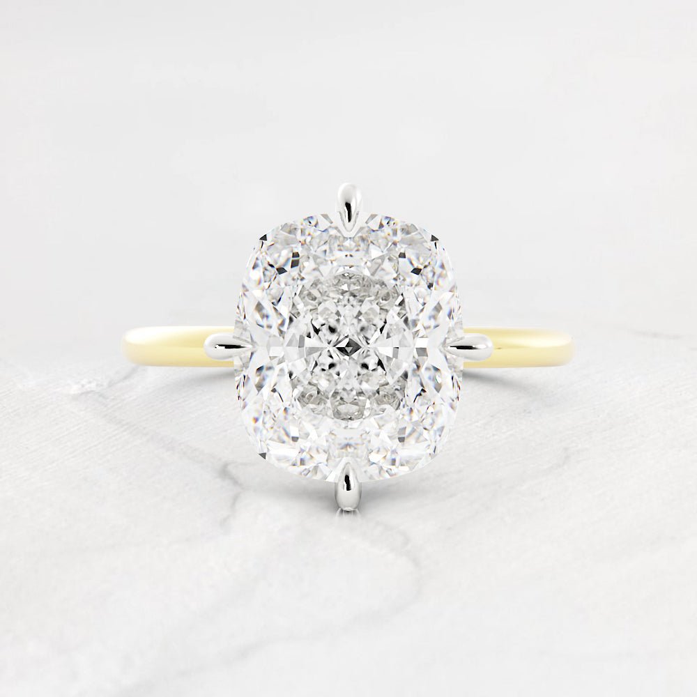 Linley Cushion Cut Solitaire Engagement Ring - Shapiro Diamonds