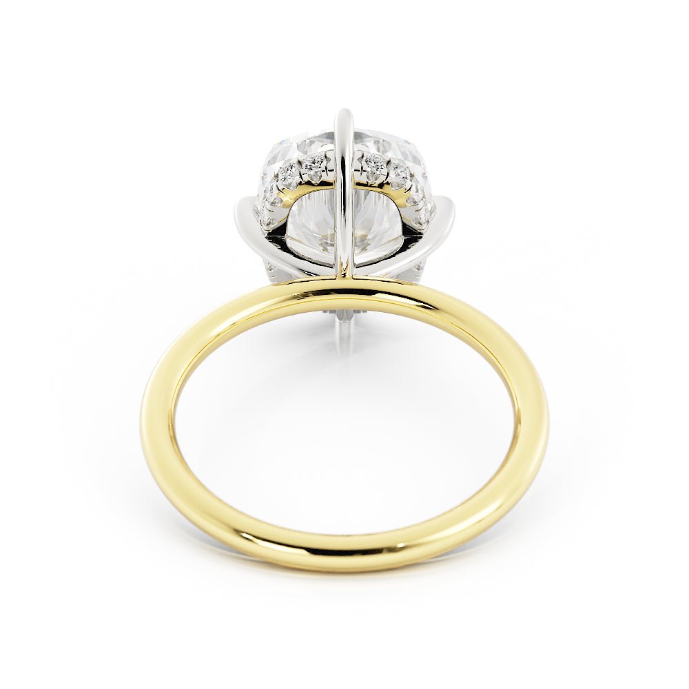 Linley Cushion Cut Solitaire Engagement Ring - Shapiro Diamonds