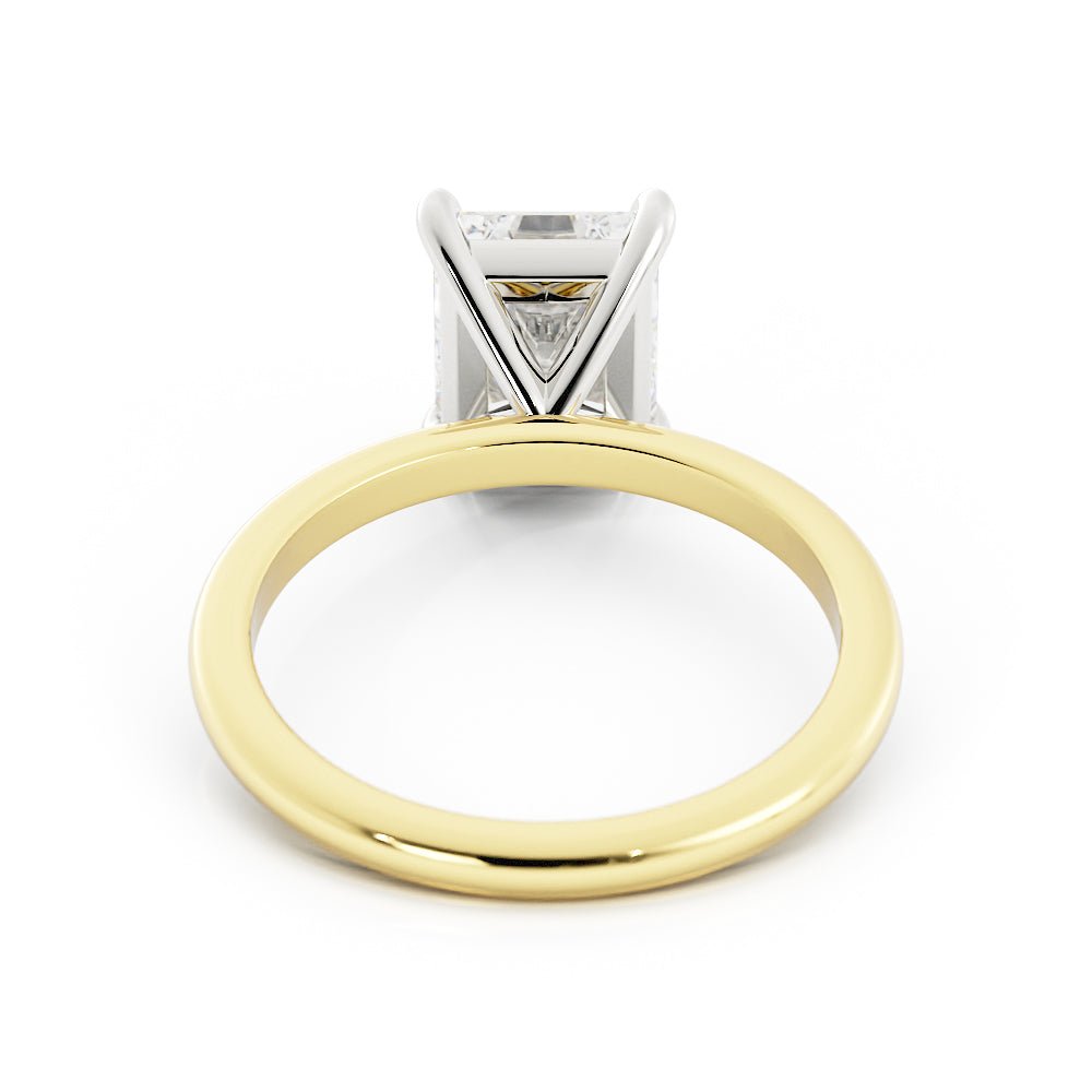 Olivia Radiant Cut Diamond Solitaire Ring - Shapiro Diamonds