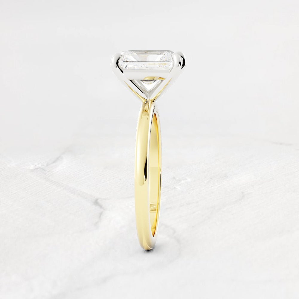 Olivia Radiant Cut Diamond Solitaire Ring - Shapiro Diamonds