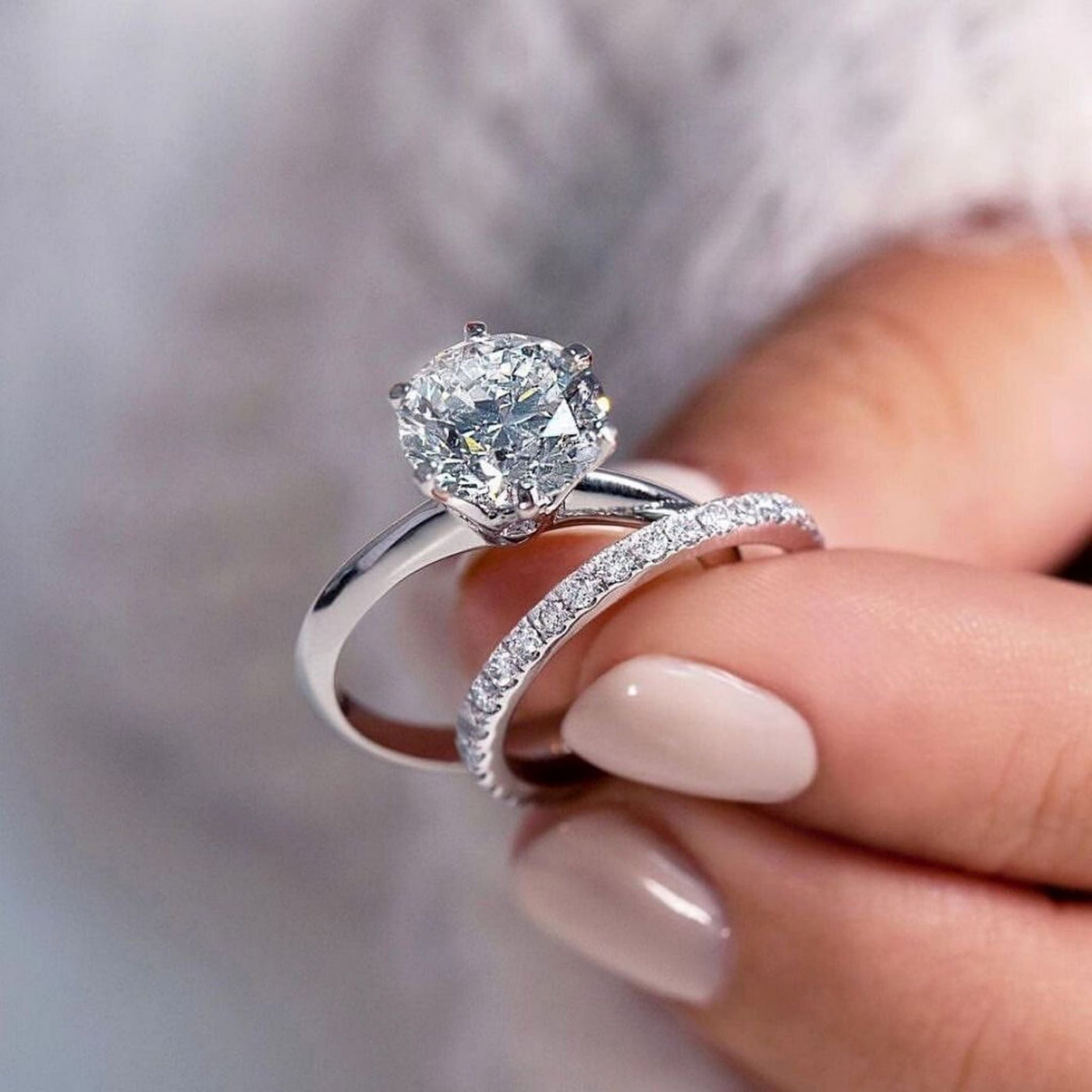 Round Diamond Engagement Ring Dallas - Shapiro Diamonds